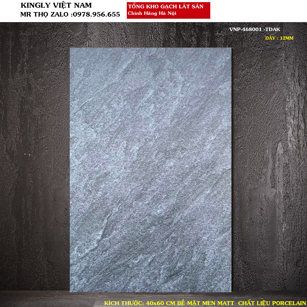 Gạch lát sân chống trơn 40x60 VNP-468001 Loại 1